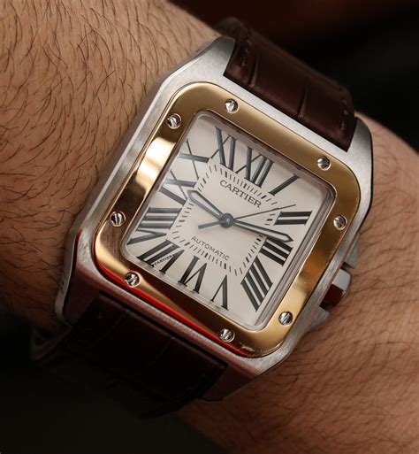 cartier santos 100 nuovo prezzo|cartier santos watch price list.